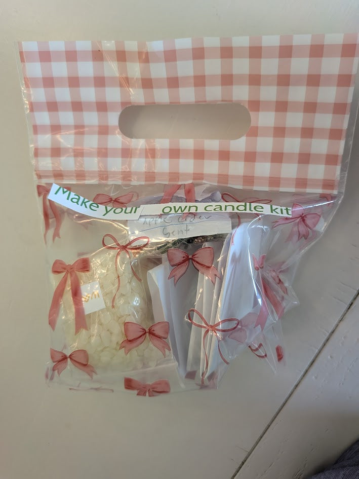 DIY Candle Making Kit with Colored Flowers
